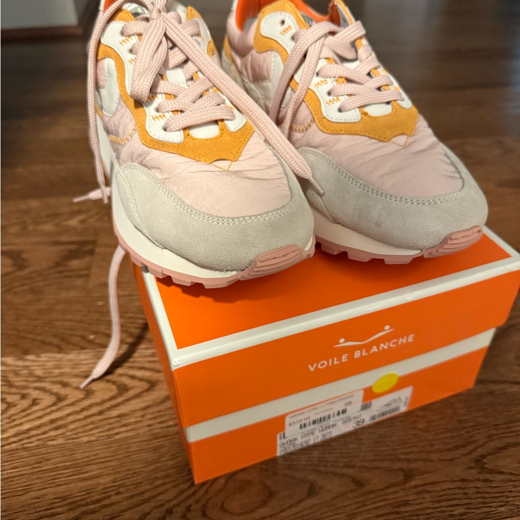 Voile Blanche Quark Hype Sneakers In Pink And Orange Nib